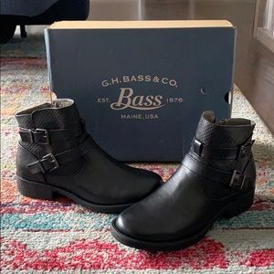 GH Bass & CO Black Sabrina Bootie - Brand New